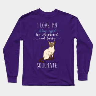 Siamese Cat Soulmate Long Sleeve T-Shirt